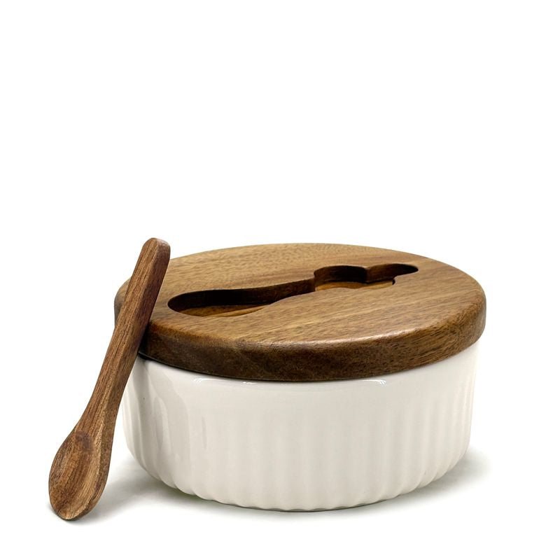 BIA - DIV. SALT KEEPER W/ SPOON