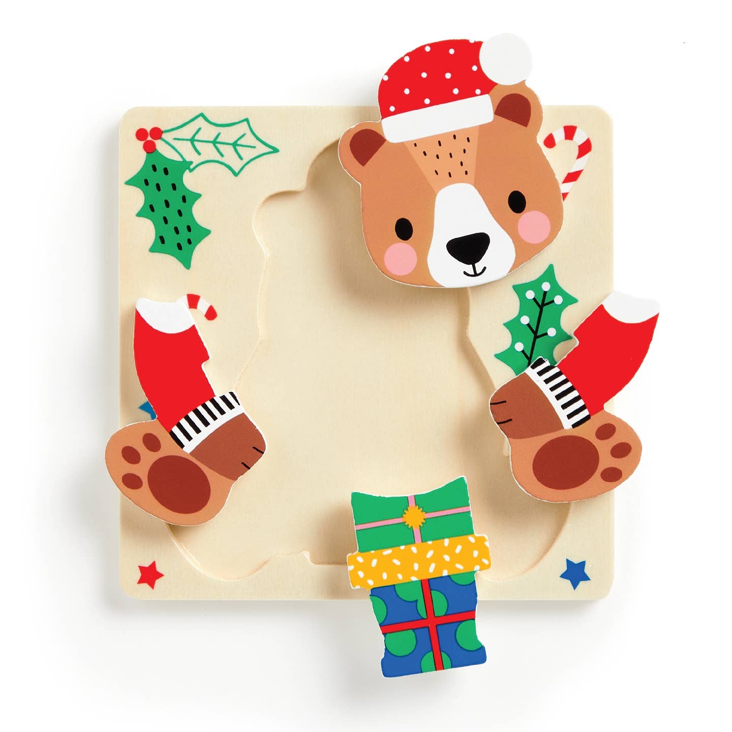 Christmas Set of 4 Wood Puzzles