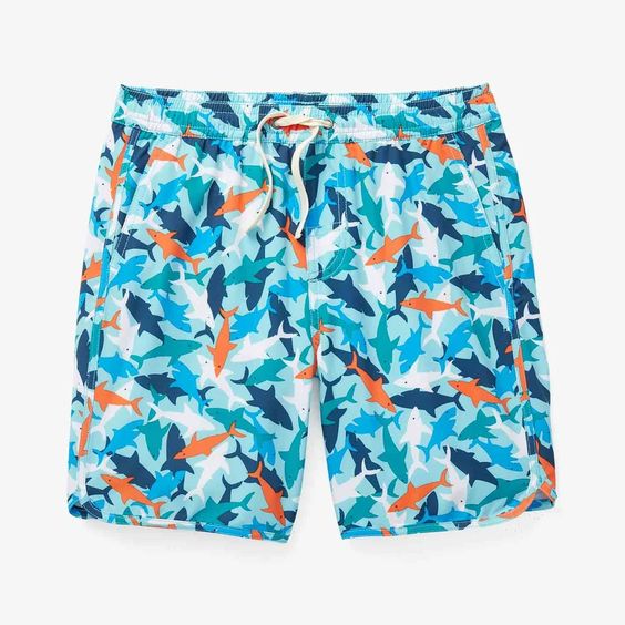 FAIR HARBOR- KIDS ANCHOR SWIM SHORT