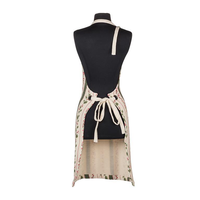 ABBOTT - HOLLYBERRY STRIPES APRON-33"L