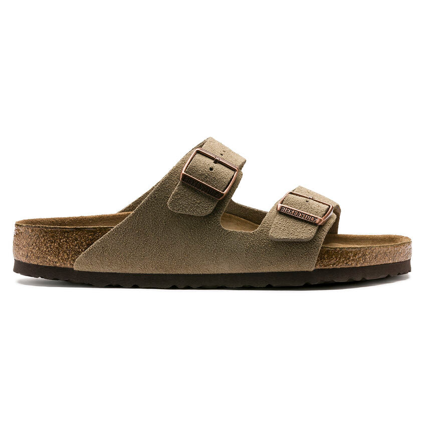 BIRKENSTOCK- WOMEN'S ARIZONA SOFT FOOTBED SUEDE LEATHER SANDAL\