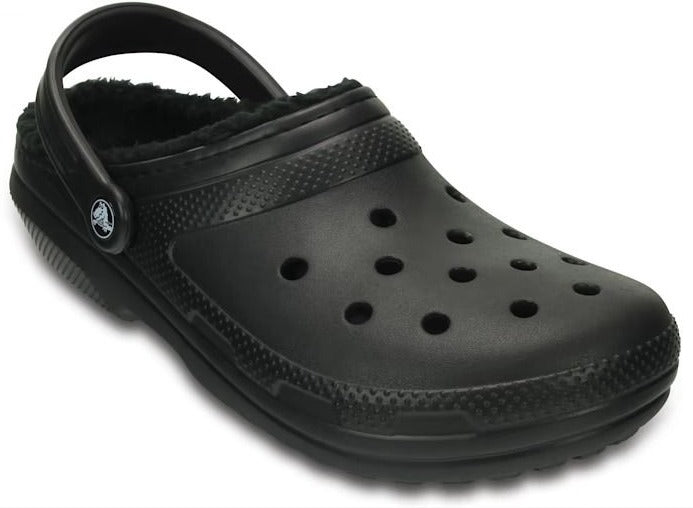 CROCS- MEN'S CLASSIC LINED CLOG BLACK