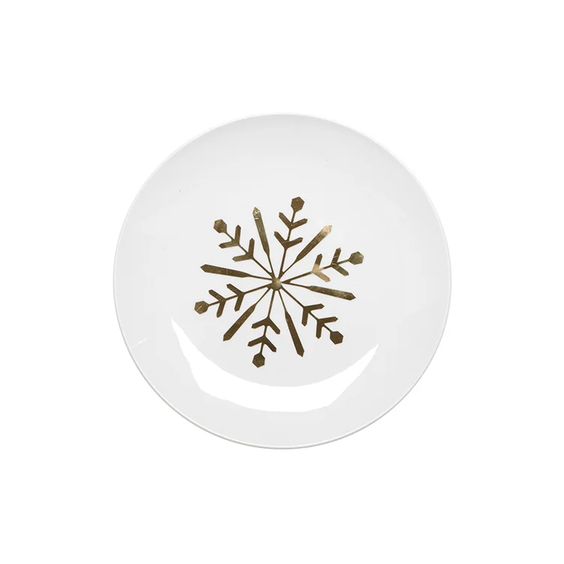 HARMAN- SNOWFLAKE PLATE SET 