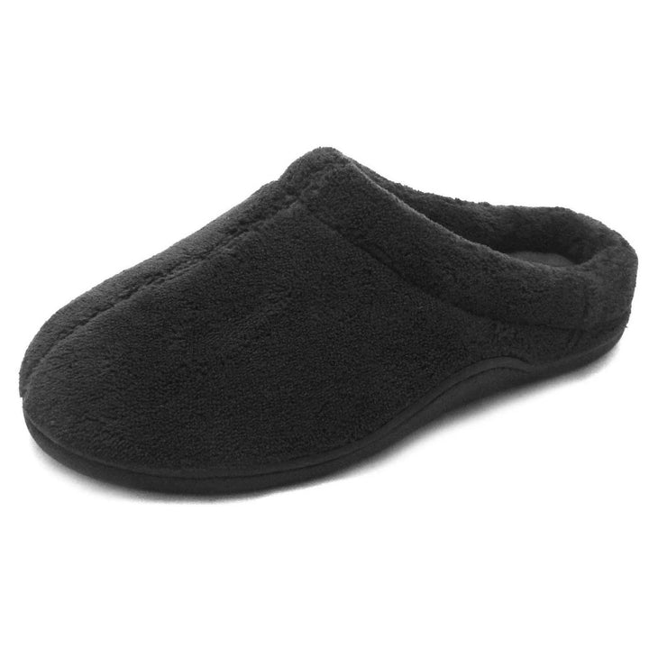 ISOTONER - Isotoner Men’s Microterry Hoodback Slippers 