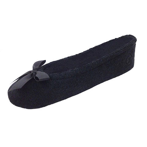 ISOTONER - Womens Stretch Terry Classic Ballerina Slippers