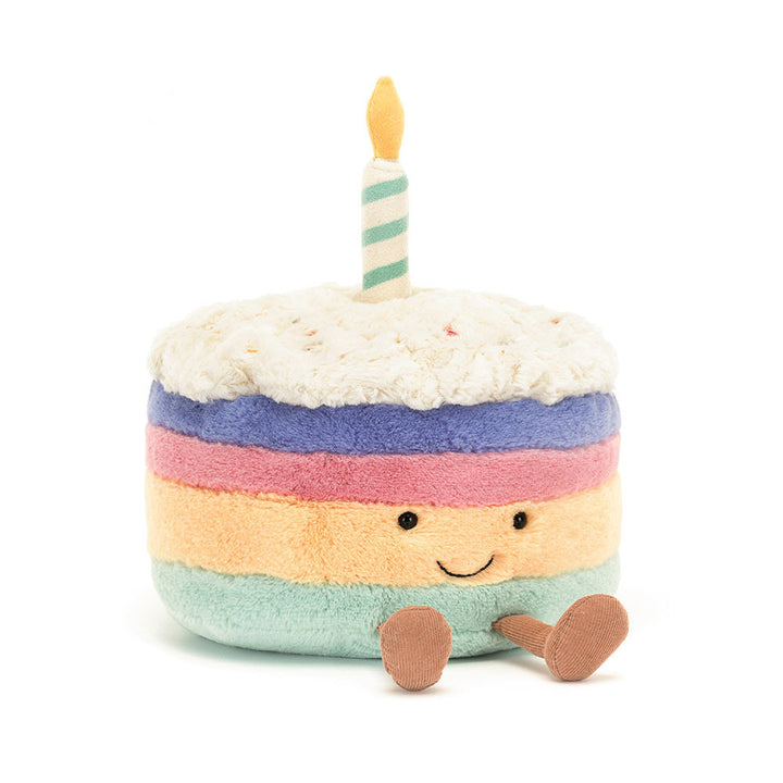 JELLYCAT - AMUSEABLES RAINBOW BIRTHDAY CAKE