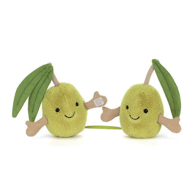 JELLYCAT - AMUSEABLES PAIR OF OLIVES
