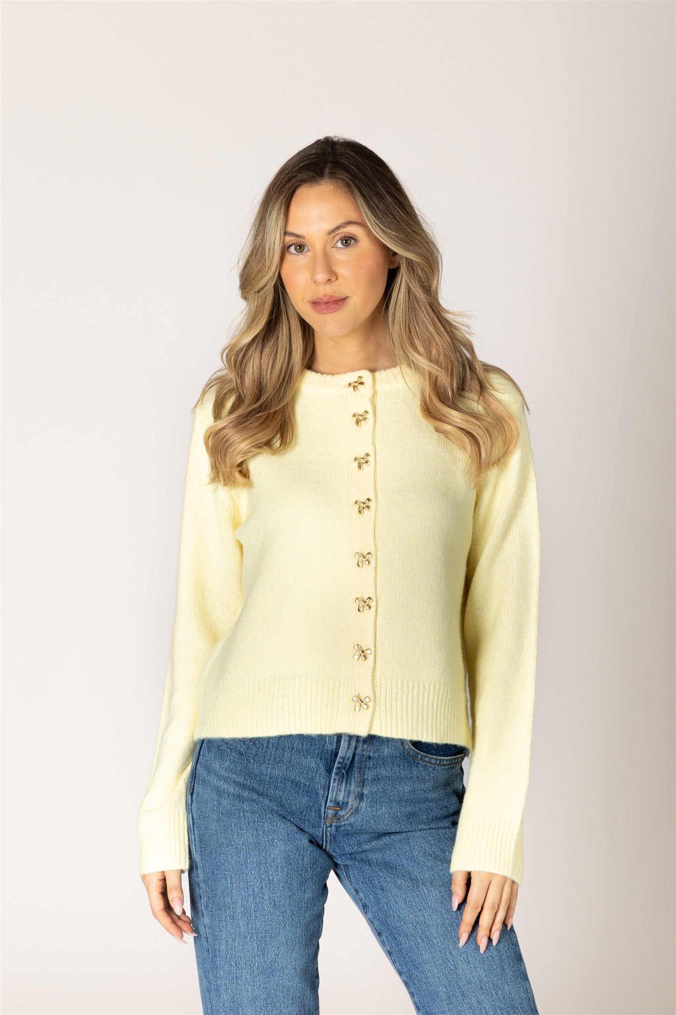 LYLA & LUXE - AISHABOW NOVELTY CARDI