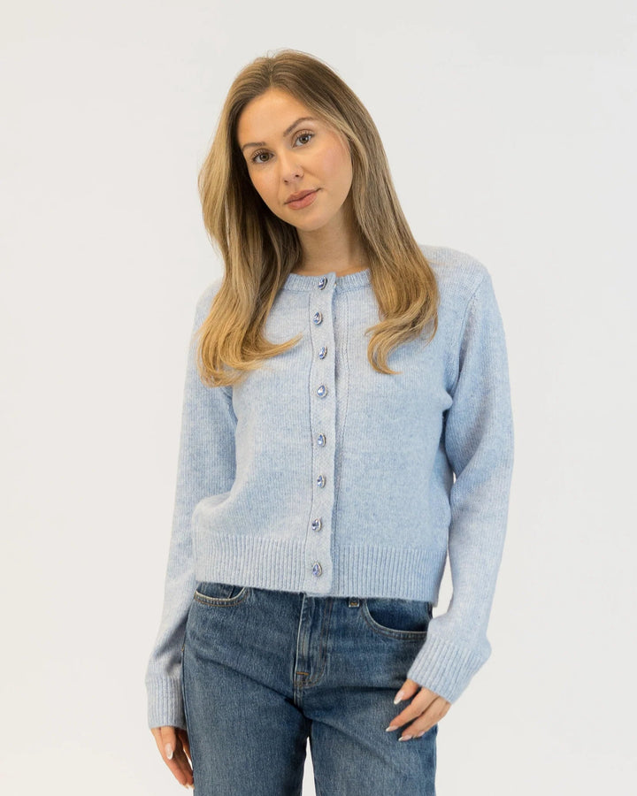 LYLA & LUXE - WOMEN'S AISHA CRYSTAL CARDIGAN