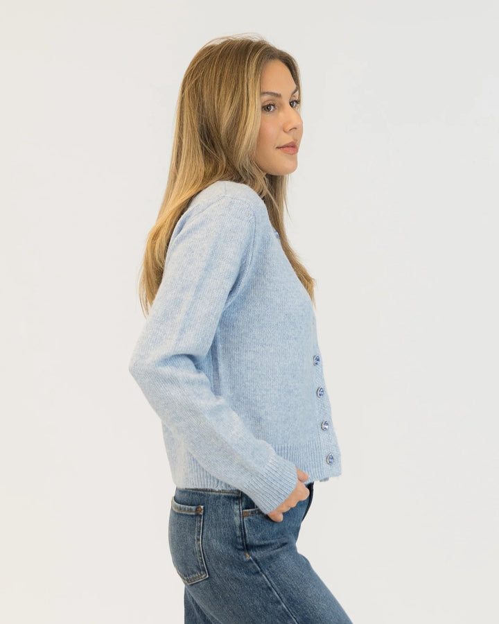 LYLA & LUXE - WOMEN'S AISHA CRYSTAL CARDIGAN