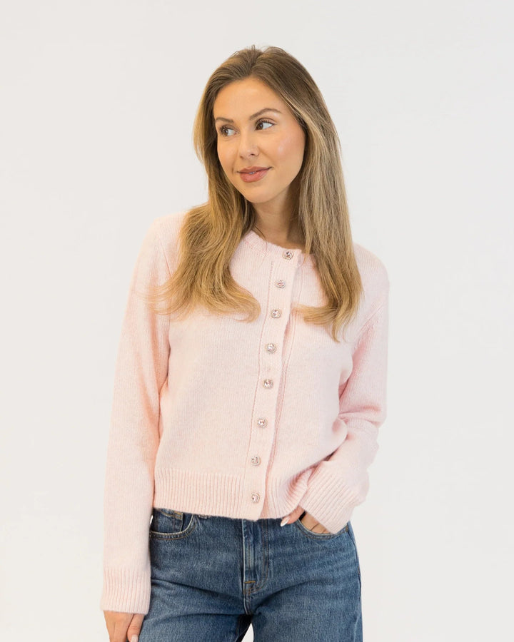 LYLA & LUXE - WOMEN'S AISHA CRYSTAL CARDIGAN
