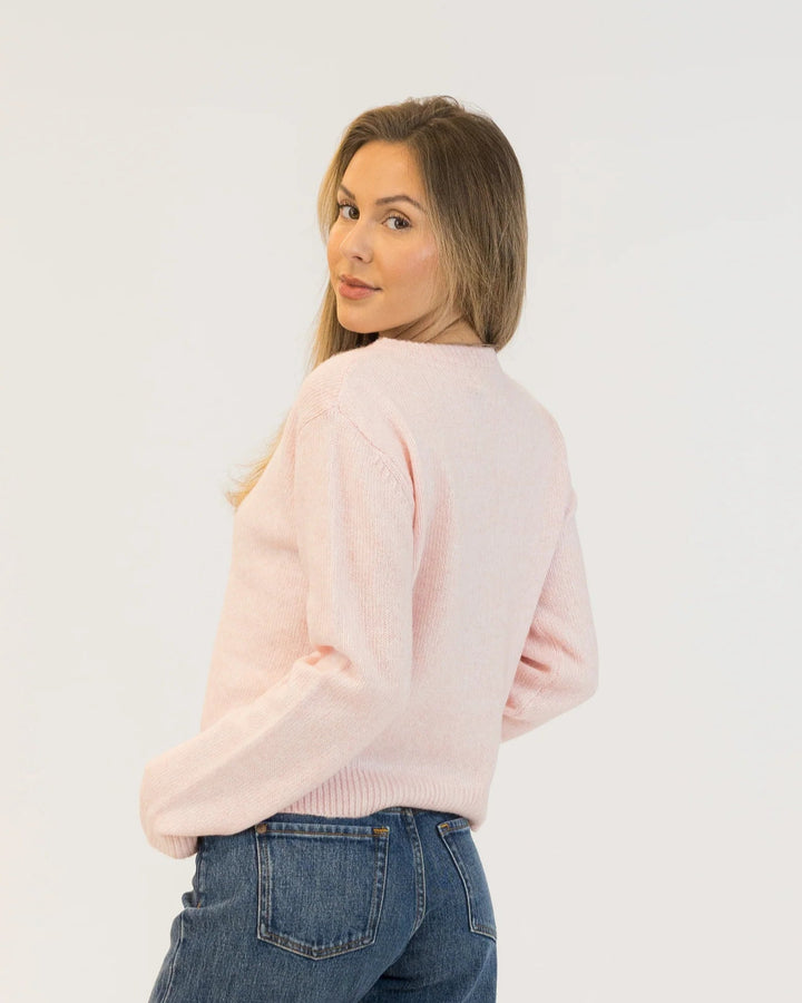 LYLA & LUXE - WOMEN'S AISHA CRYSTAL CARDIGAN