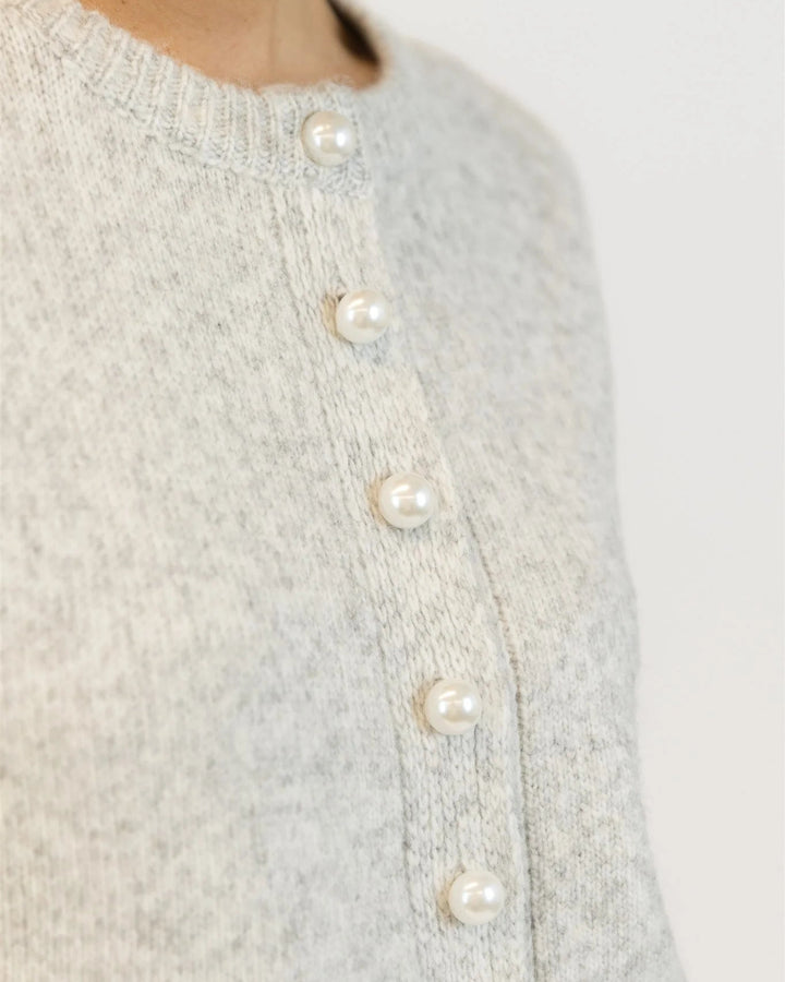 LYLA & LUXE - WOMEN'S AISHA PEARL CARDIGAN 