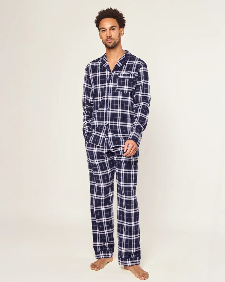 PETITE PLUME - MENS PJS SET OXFORD TARTAN