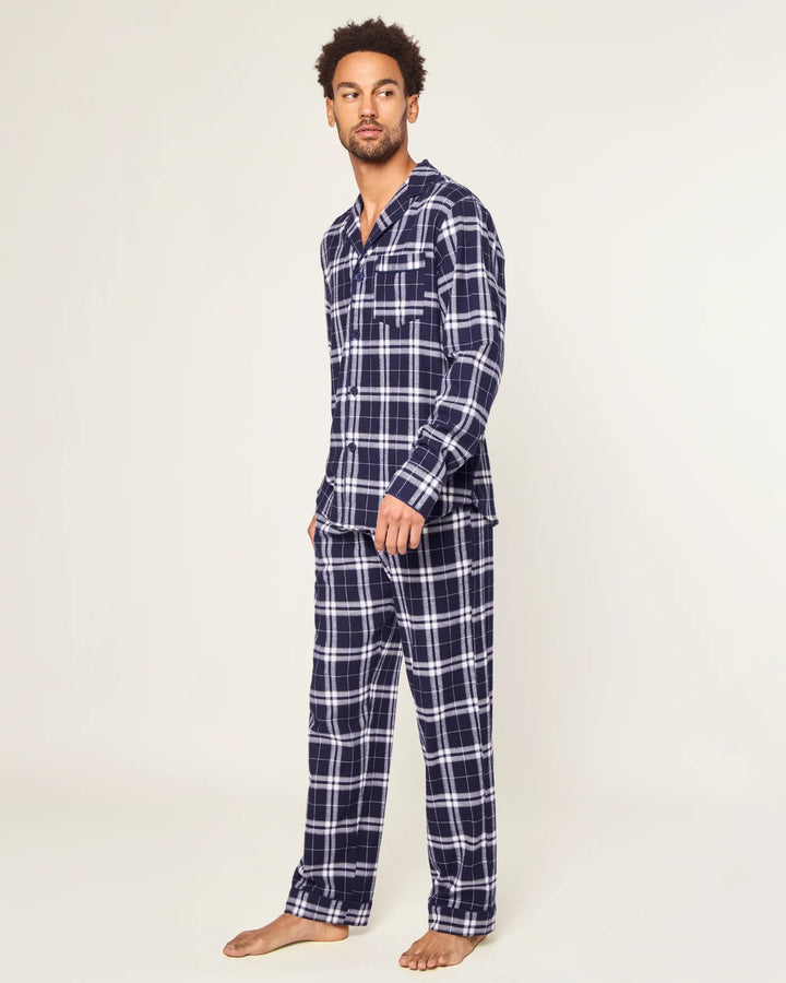 PETITE PLUME - MENS PJS SET OXFORD TARTAN