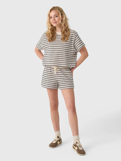VELVET - VINTAGE STRIPE TERRY SHORT AMY07
