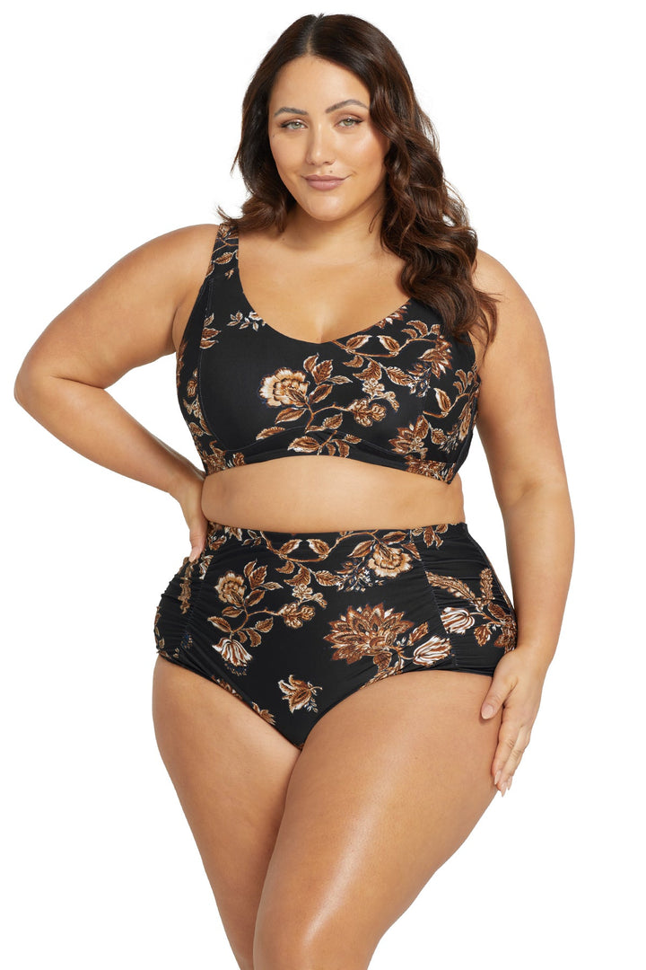 ARTESANDS- WOMEN'S CHANTIQUE HIGH WAIST SWIM BOTTOM