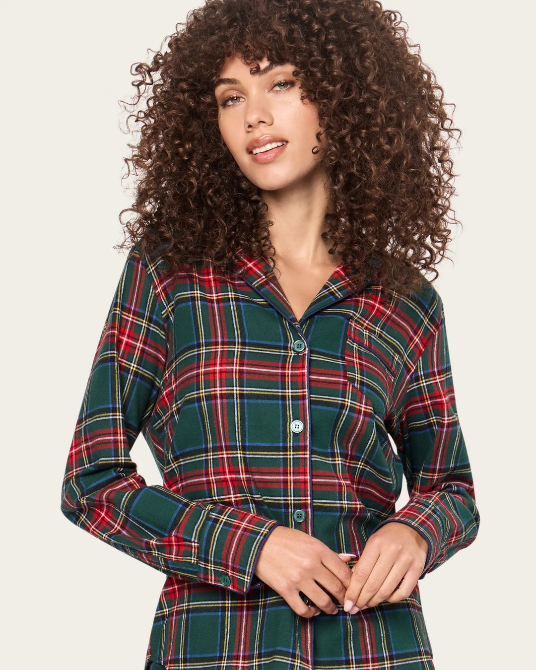 PETITIE PLUME - WOMENS PJ SET KENSINGTON TARTAN