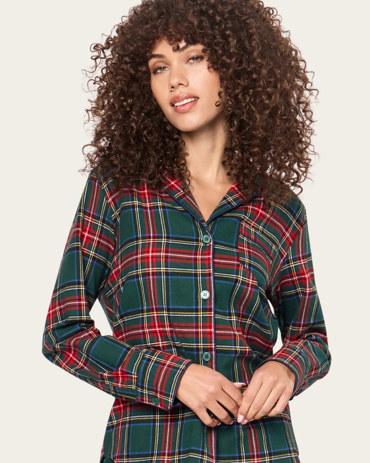 PETITIE PLUME - WOMENS PJ SET KENSINGTON TARTAN