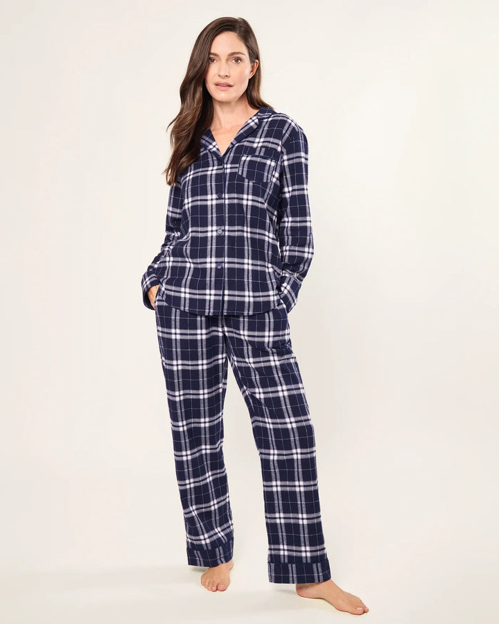 PETITE PLUME - WOMENS PJ SET OXFORD TARTAN