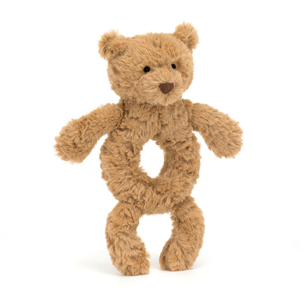 JELLYCAT - BARTHOLOMEW BEAR RING RATTLE