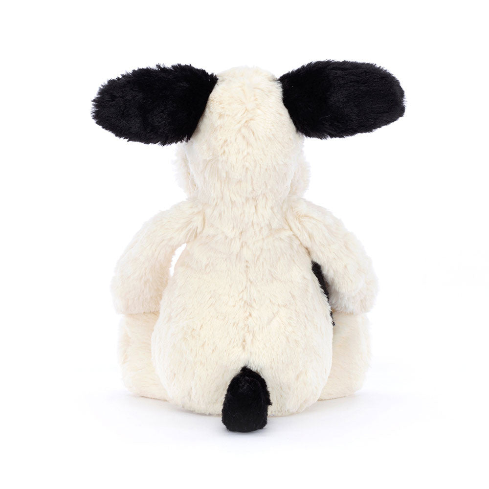 JELLYCAT - BASHFUL BLACK & CREAM PUPPY TOY