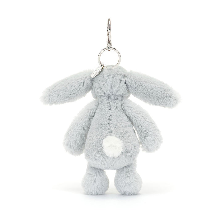 JELLYCAT - BAG CHARM SILVER BUNNY