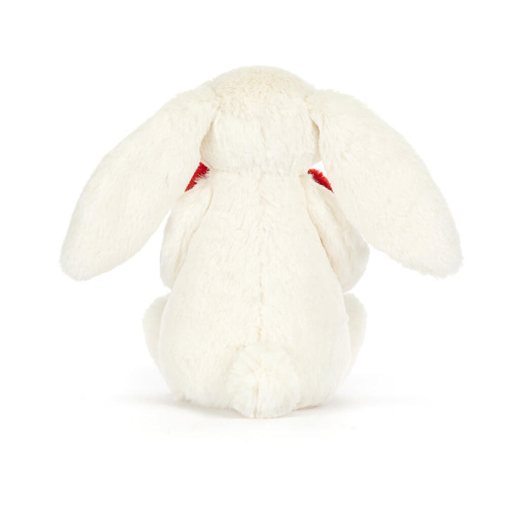 JELLYCAT -  PLUSH TOY BASHFUL RED LOVE HEART BUNNY
