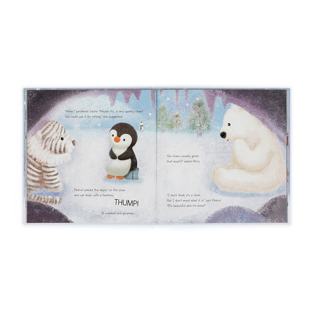 JELLYCAT - Peanut Penguin’s Perfect Present Book