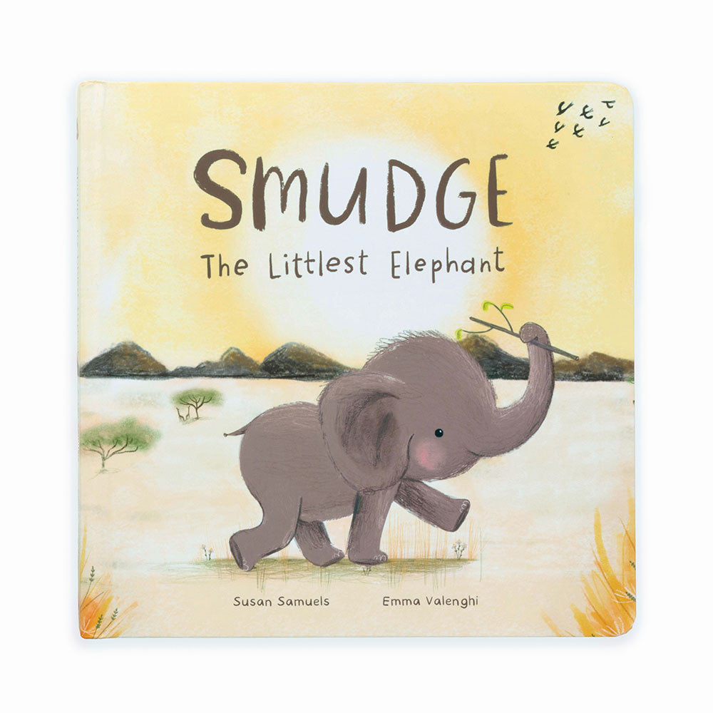 JELLYCAT - SMUDGE THE LITTLEST ELEPHANT BOOK