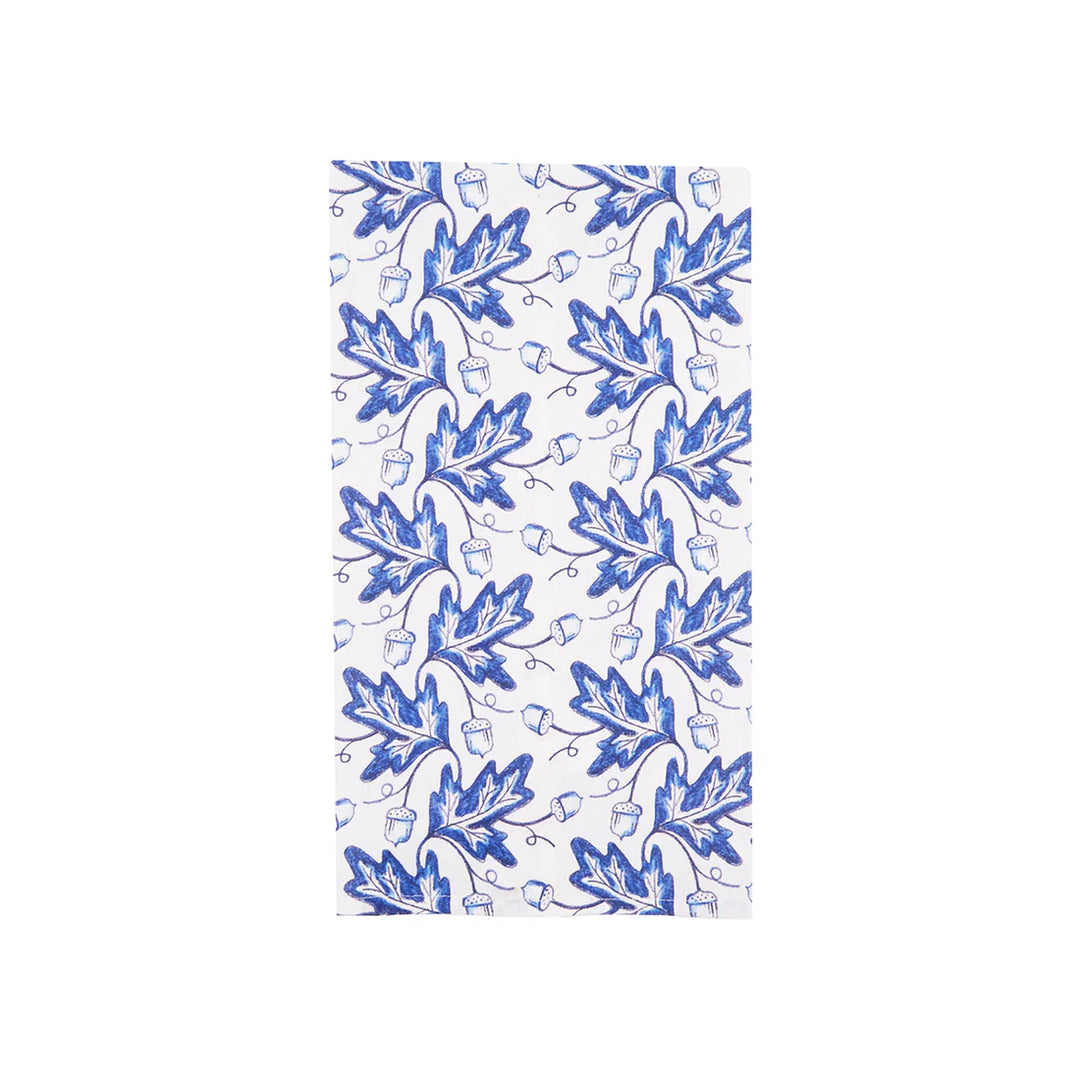 C&F TOWEL  BLUE LEAVES &ACORN