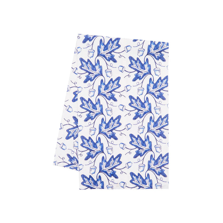 C&F TOWEL  BLUE LEAVES &ACORN