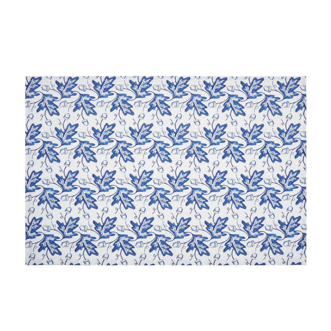C&F TOWEL  BLUE LEAVES &ACORN