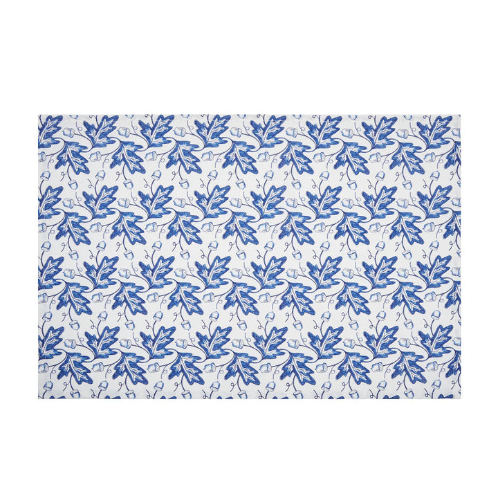 C&F TOWEL  BLUE LEAVES &ACORN