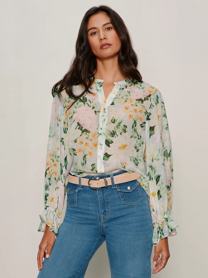 SANCTUARY - WOMEN'S FEMME MUSE BUTTON BLOUSE
