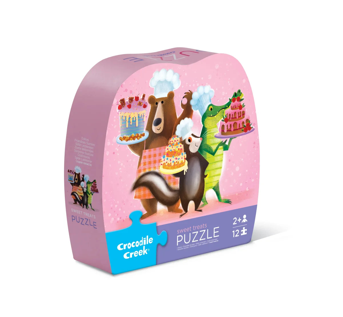 CROCODILE CREEK - 12-PC MINI PUZZLES/SWEET TREATS