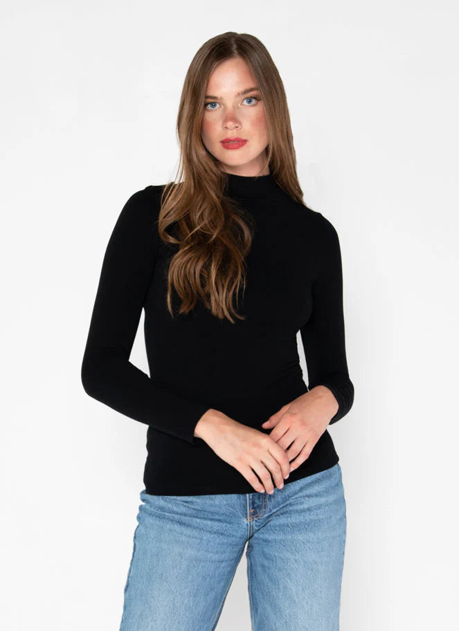C'EST MOI - WOMENS BAMBOO MOCK NECK