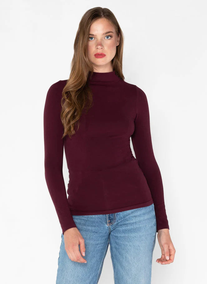 C'EST MOI - WOMENS BAMBOO MOCK NECK
