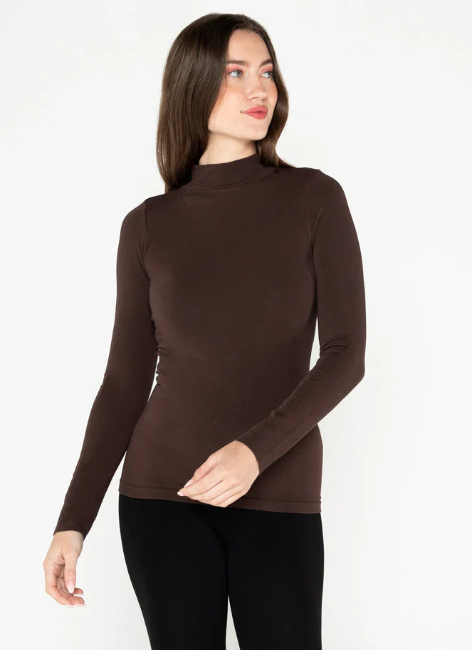 C'EST MOI - WOMENS BAMBOO MOCK NECK