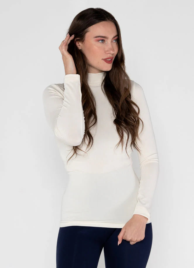 C'EST - WOMENS BAMBOO MOCK NECK