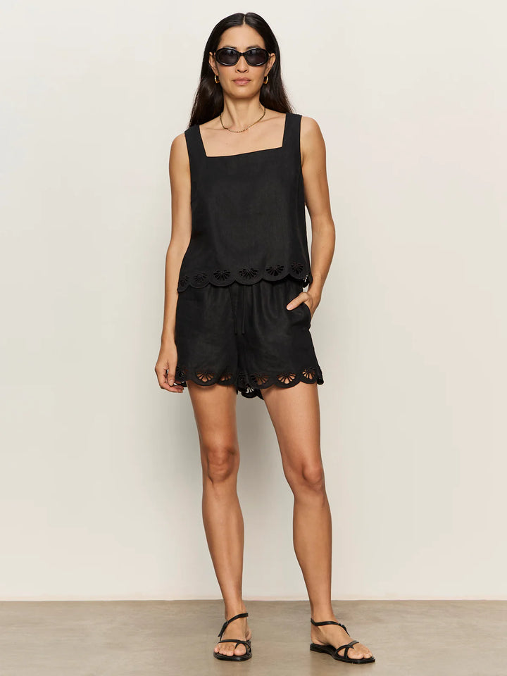SANCTUARY - ALMOST THERE LINEN SHORTS