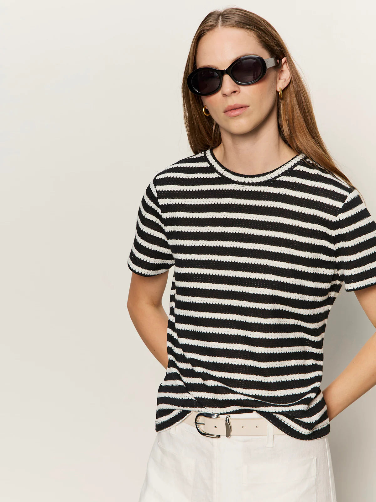 SANCTUARY - PERFECTLY TEXTURED TEE