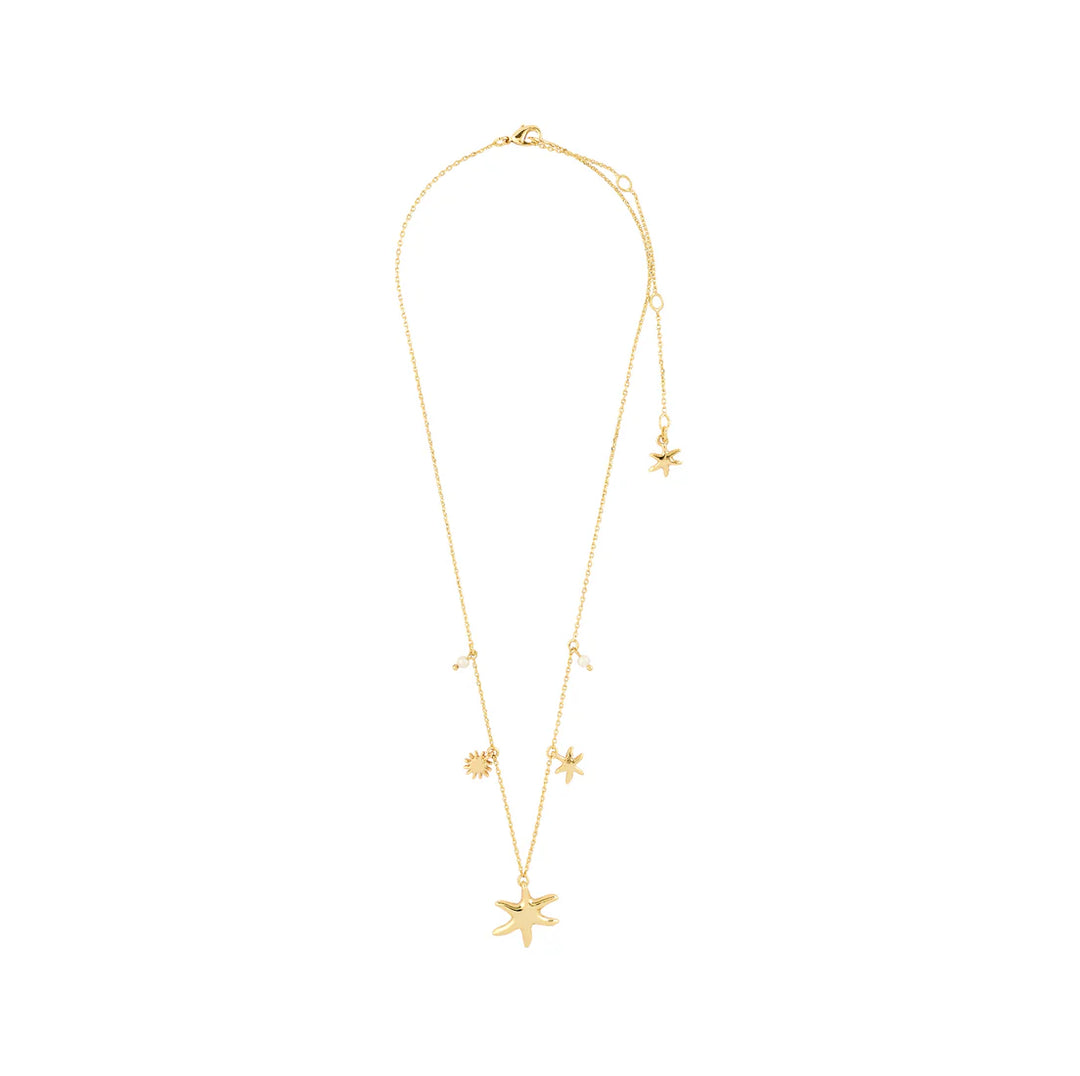 PILGRIM - PRISM NECKLACE GOLD-PLATED - GOLD PLATED