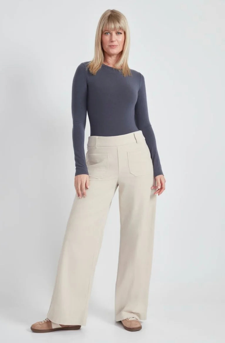 UP! - WOMEN'S WIDE LEG PANT WITH POCKET