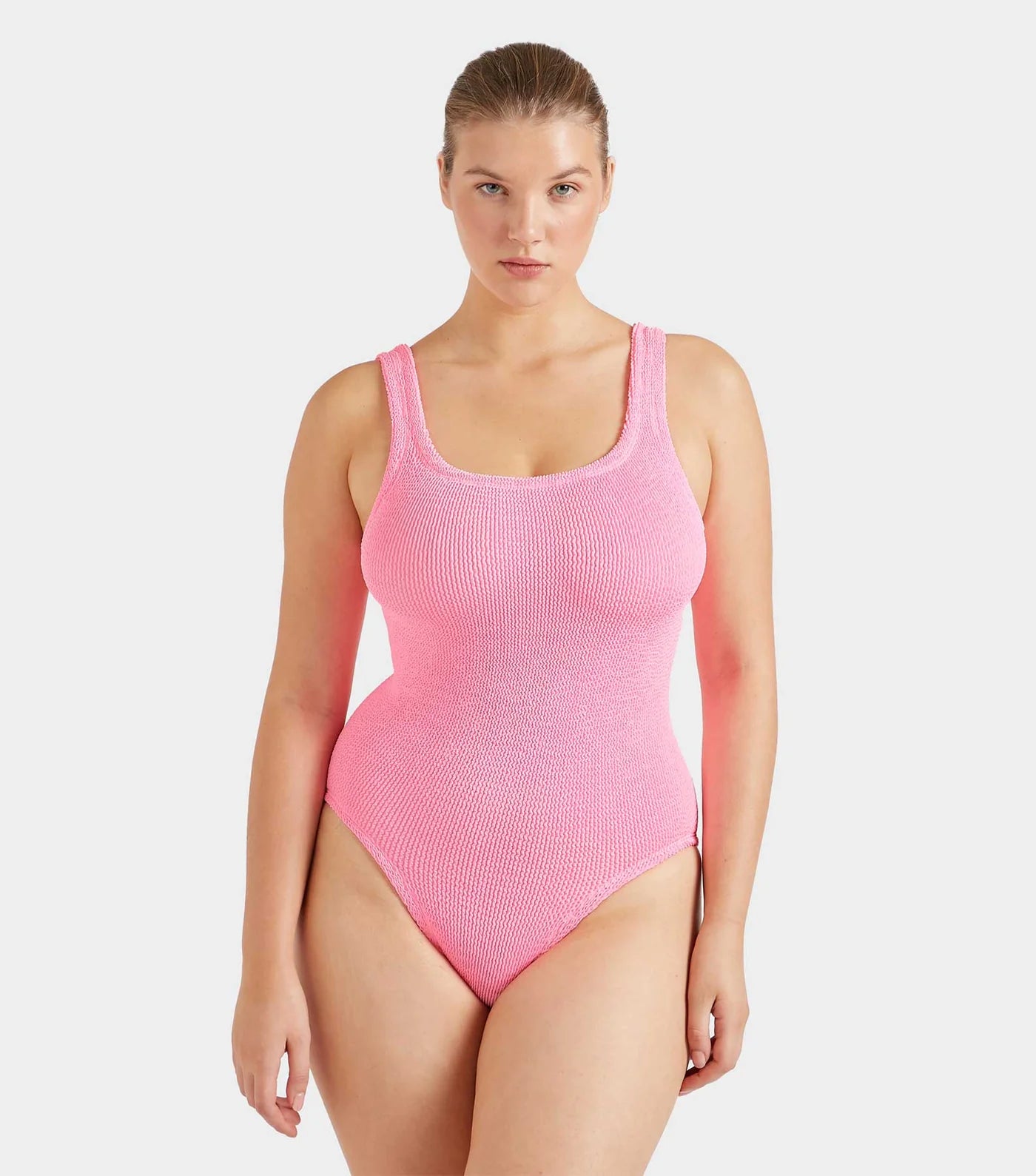 HUNZA G - One Piece Classic Square Neck
