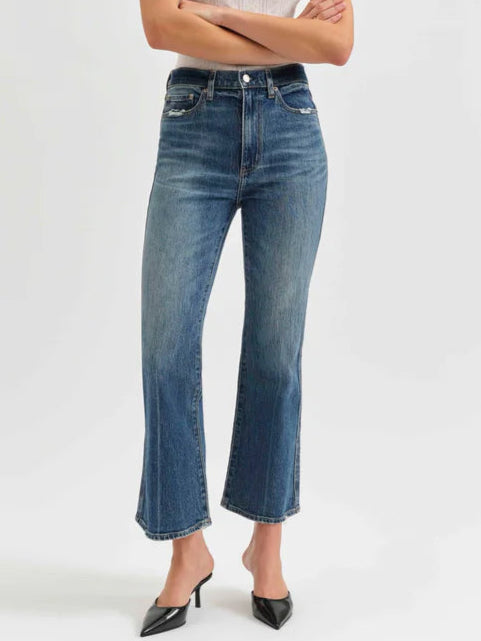 DAZE- WOMEN'S SOHO HIGH RISE ANKLE FLARE JEANS