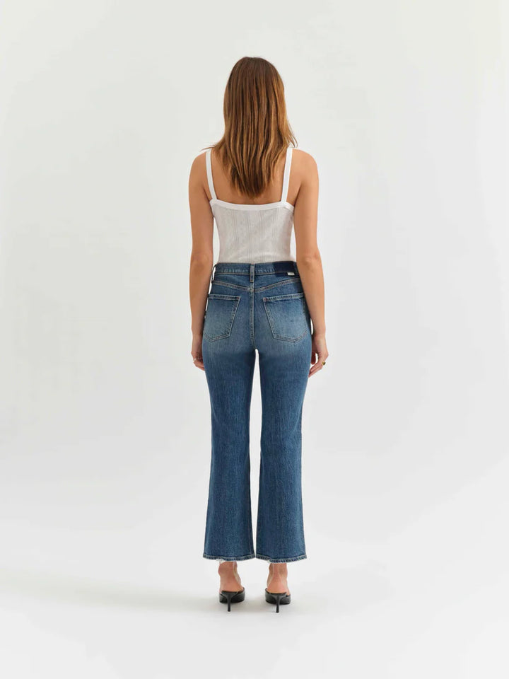 DAZE- WOMEN'S SOHO HIGH RISE ANKLE FLARE JEANS