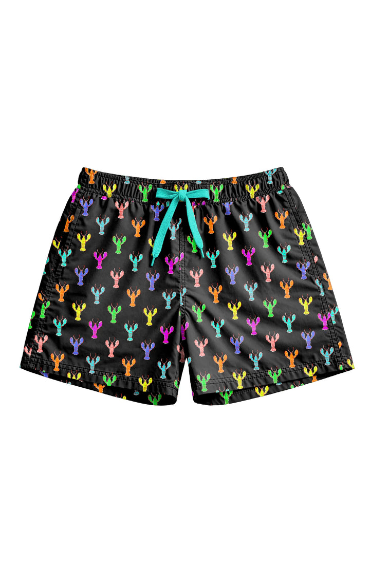 LIMEAPPLE -Dylan Boys Multicolour Lobster Print Board Shorts