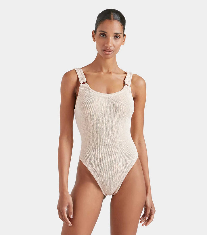 HUNZA G - One Piece Domino Swimsuit