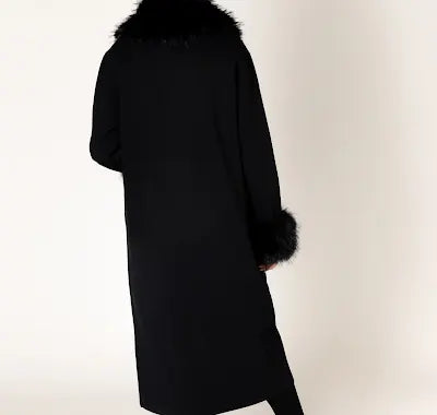 LYLA & LUXE - VICKI-FUR ESSENTIALS FUR COAT
